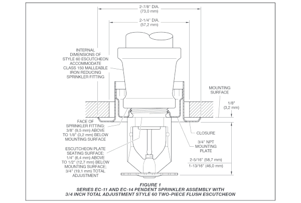 tyco style 60 escutcheon