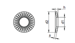 stainless steel safety washers 